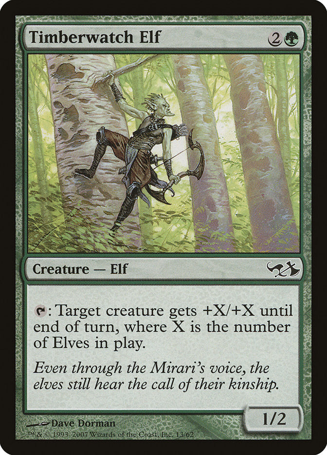 Timberwatch Elf [Duel Decks: Elves vs. Goblins] - Trinity Hobby