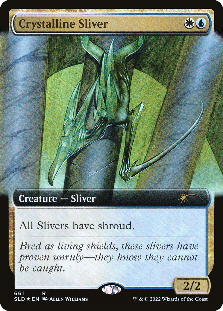 Crystalline Sliver (Extended Art) [Secret Lair Drop Promos] - Trinity Hobby