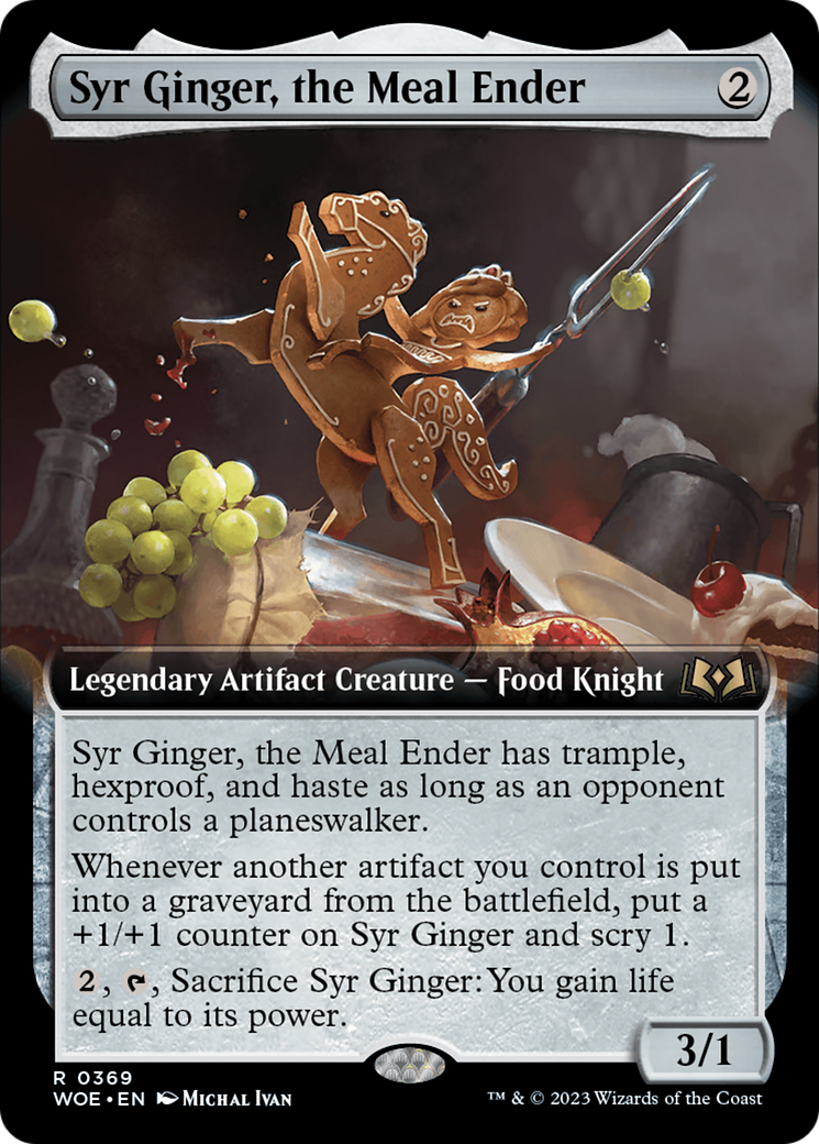 Syr Ginger, the Meal Ender (Extended Art) [Wilds of Eldraine] - Trinity Hobby