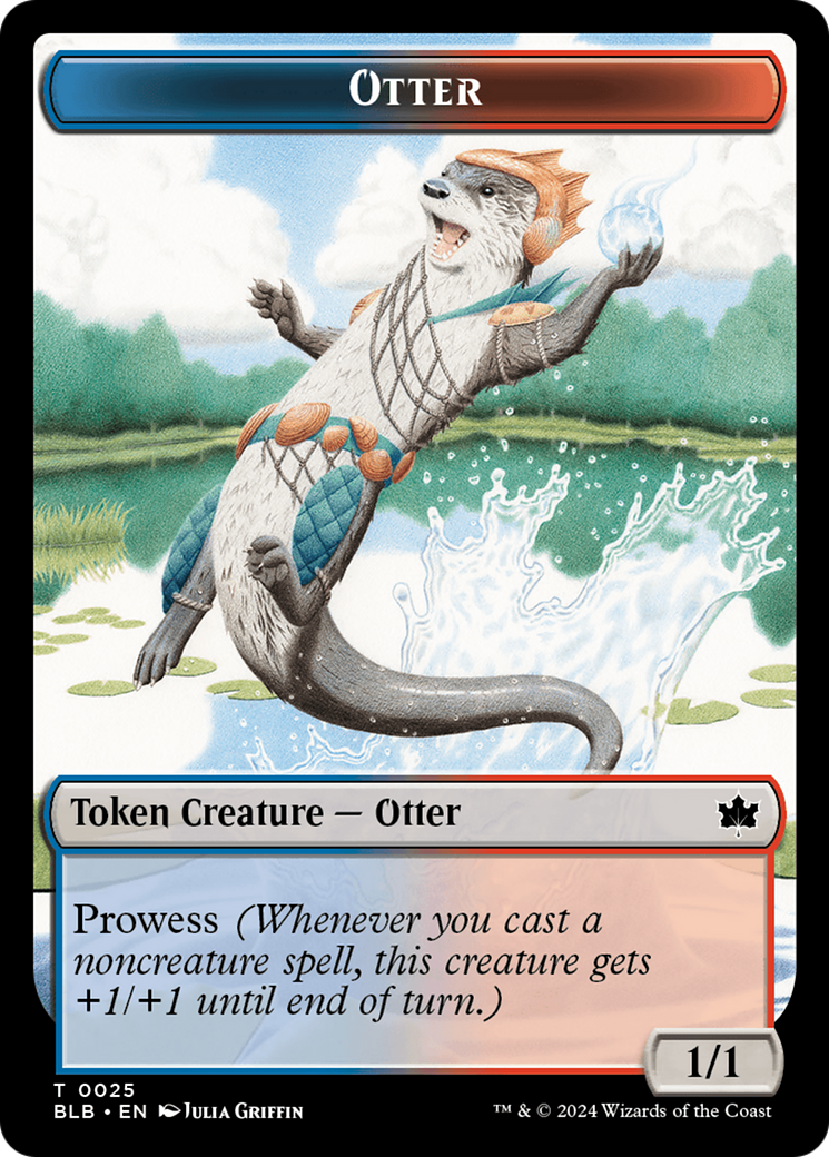 Otter  [Foil]  (BLB-025) - [Bloomburrow Tokens] - Trinity Hobby