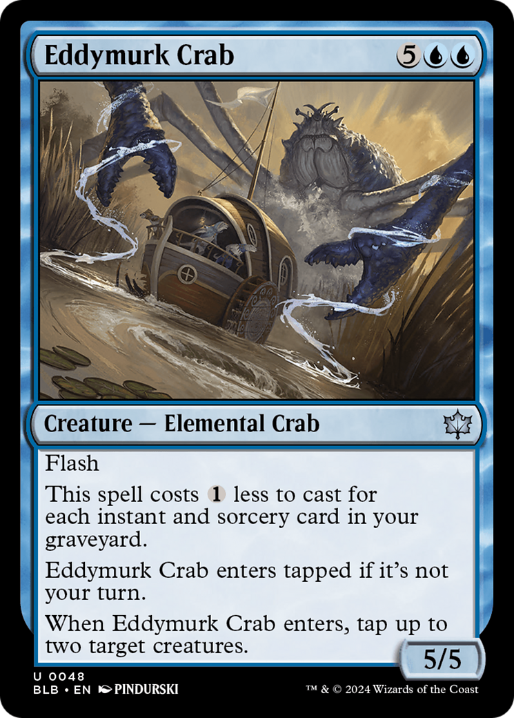 Eddymurk Crab [Bloomburrow] - Trinity Hobby