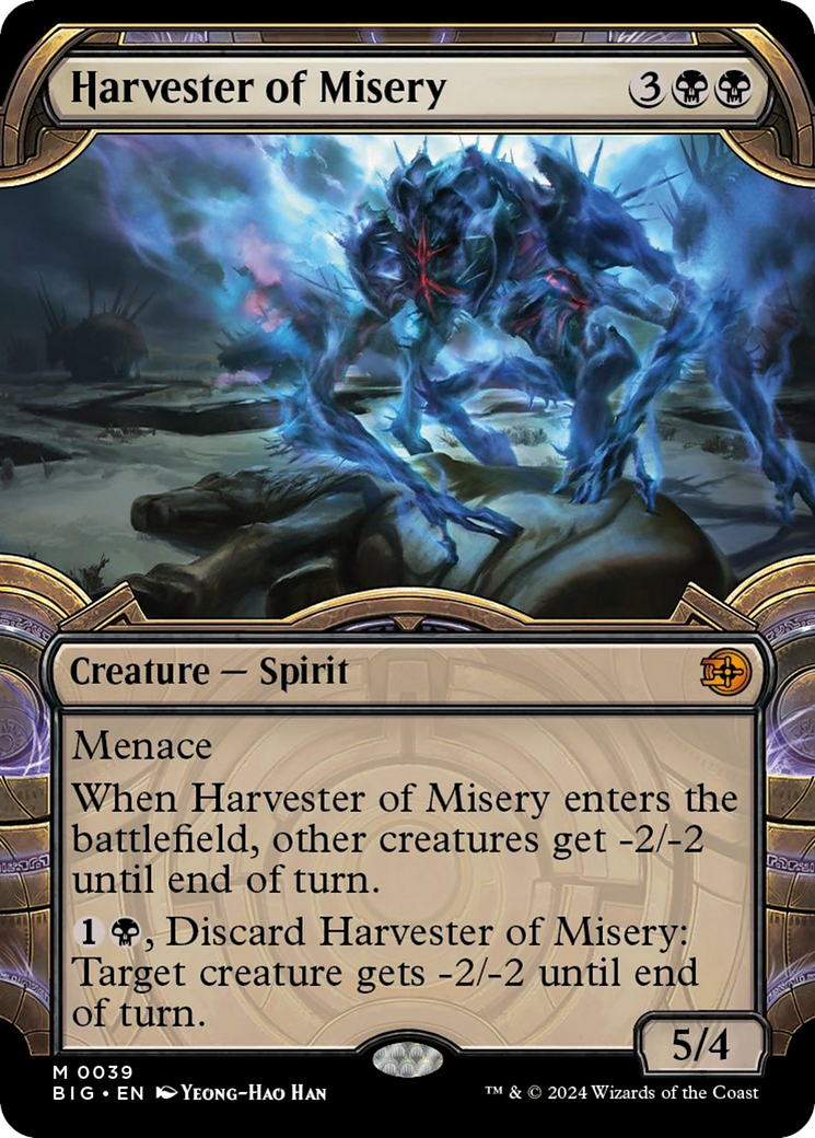 Harvester of Misery (Showcase) [Outlaws of Thunder Junction: The Big Score] - Trinity Hobby