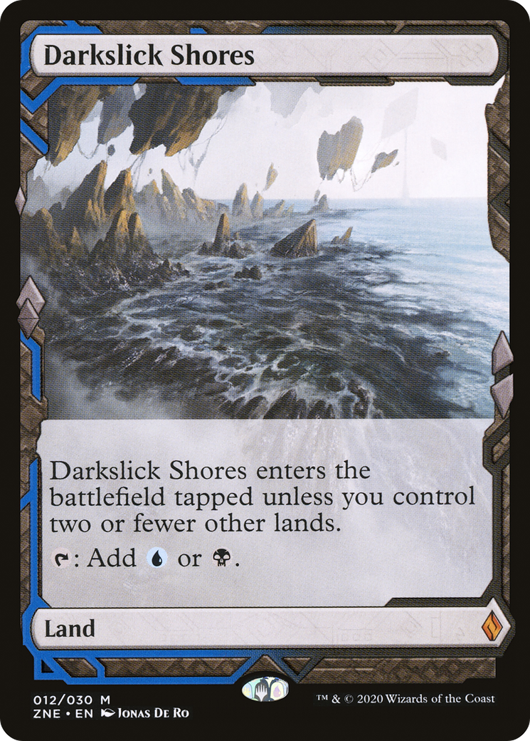 Darkslick Shores (Expeditions) [Zendikar Rising Expeditions] - Trinity Hobby