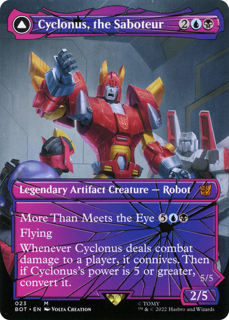 Cyclonus, the Saboteur // Cyclonus, Cybertronian Fighter (Shattered Glass) [Transformers] - Trinity Hobby