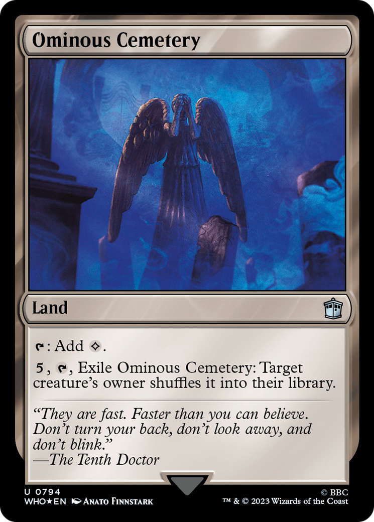 Ominous Cemetery (Surge Foil) [Doctor Who] - Trinity Hobby