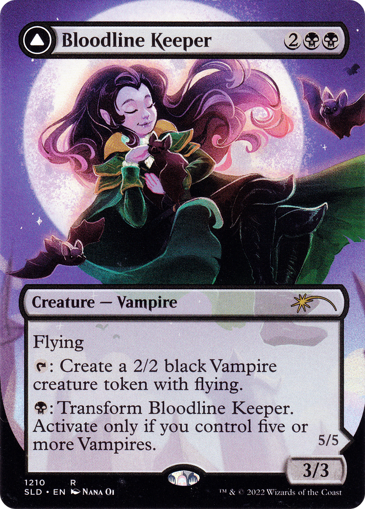 Bloodline Keeper // Lord of Lineage (Display Commander) (Borderless) [Secret Lair: From Cute to Brute] - Trinity Hobby