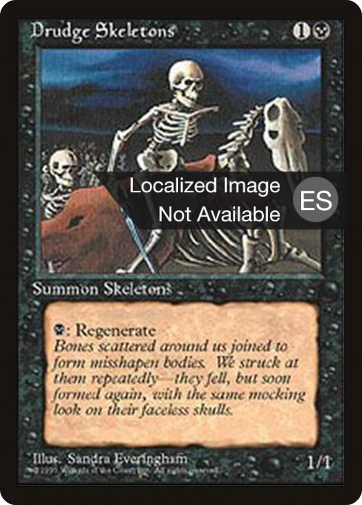 Drudge Skeletons [Quatrième édition (bordure noire étrangère)] 