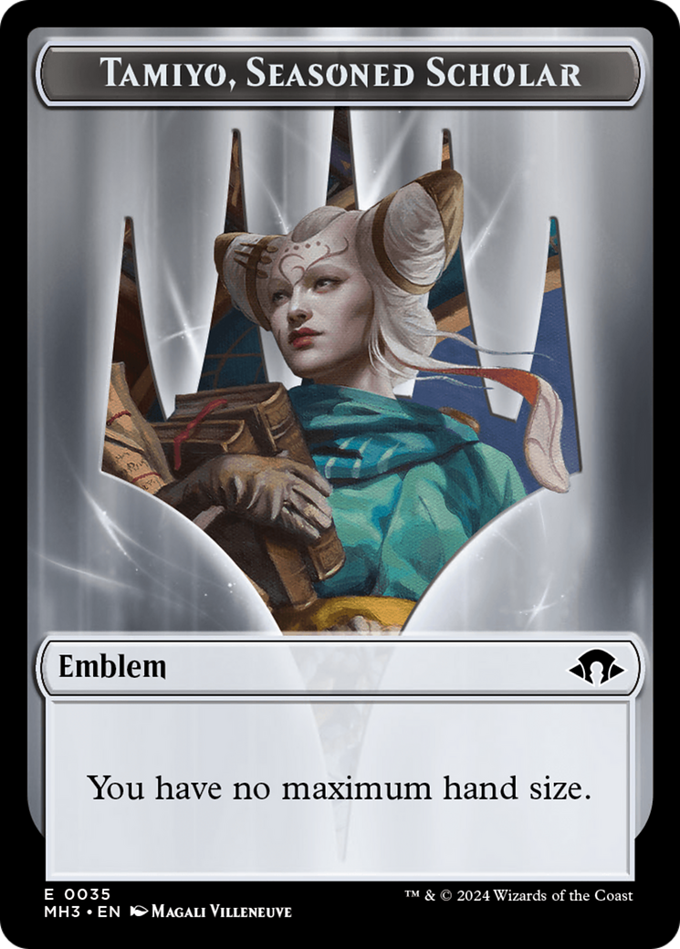 Tamiyo, Seasoned Scholar // Energy Reserve Double-Sided Token [Modern Horizons 3 Tokens] - Trinity Hobby
