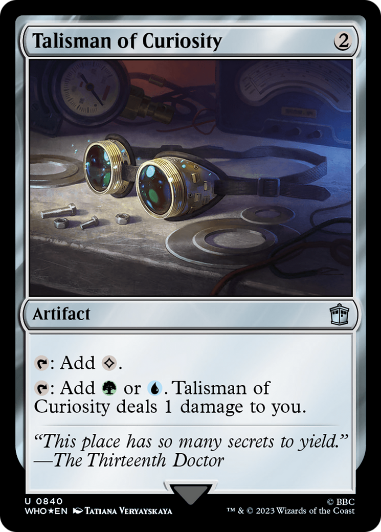 Talisman of Curiosity (Surge Foil) [Doctor Who] - Trinity Hobby