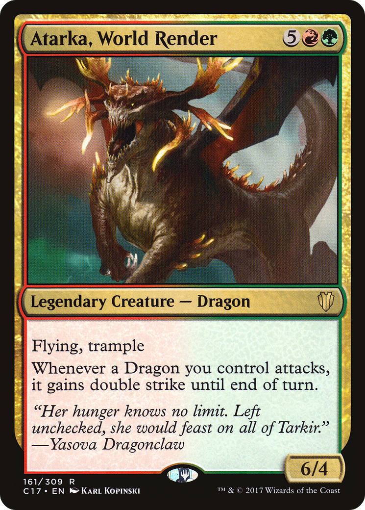 Atarka, World Render [Commander 2017] - Trinity Hobby