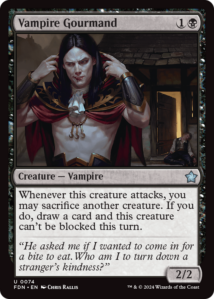 Vampire Gourmand [Foundations] - Trinity Hobby