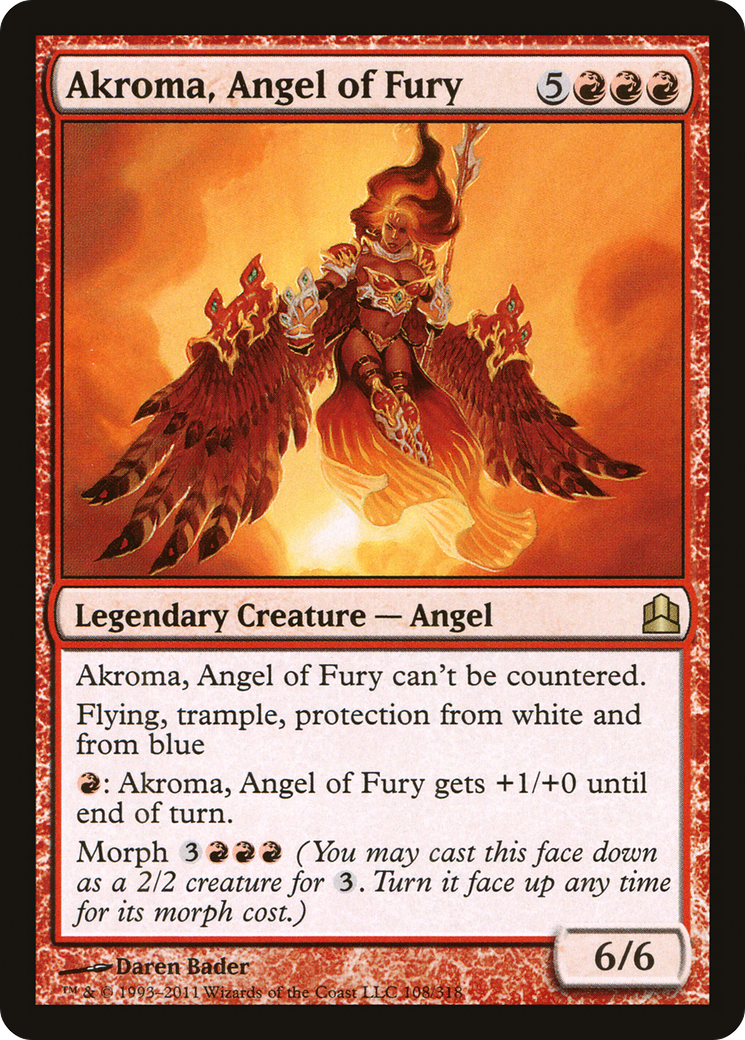 Akroma, Angel of Fury [Commander 2011] - Trinity Hobby