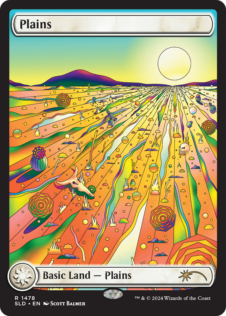 Plains  [Foil]  (SLD-1478) - [Secret Lair Drop] - Trinity Hobby