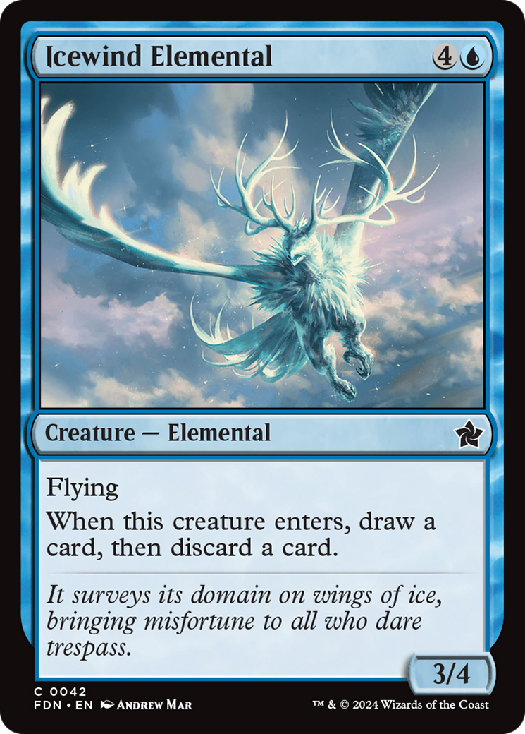 Icewind Elemental [Foundations] - Trinity Hobby