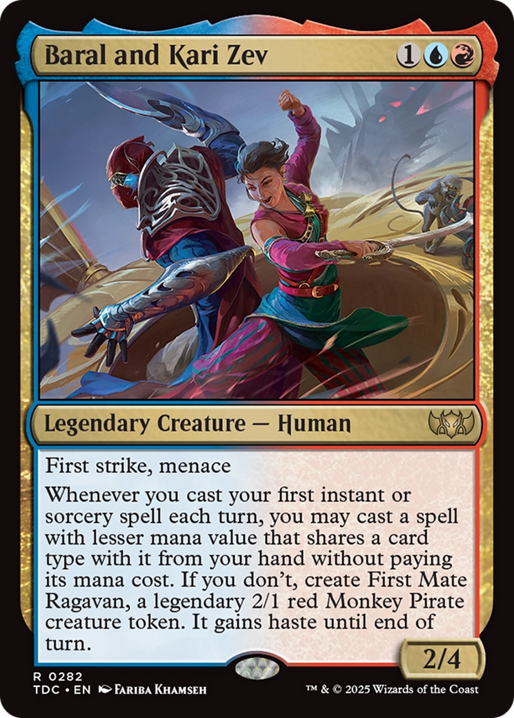 Baral and Kari Zev [Tarkir: Dragonstorm Commander] - Trinity Hobby