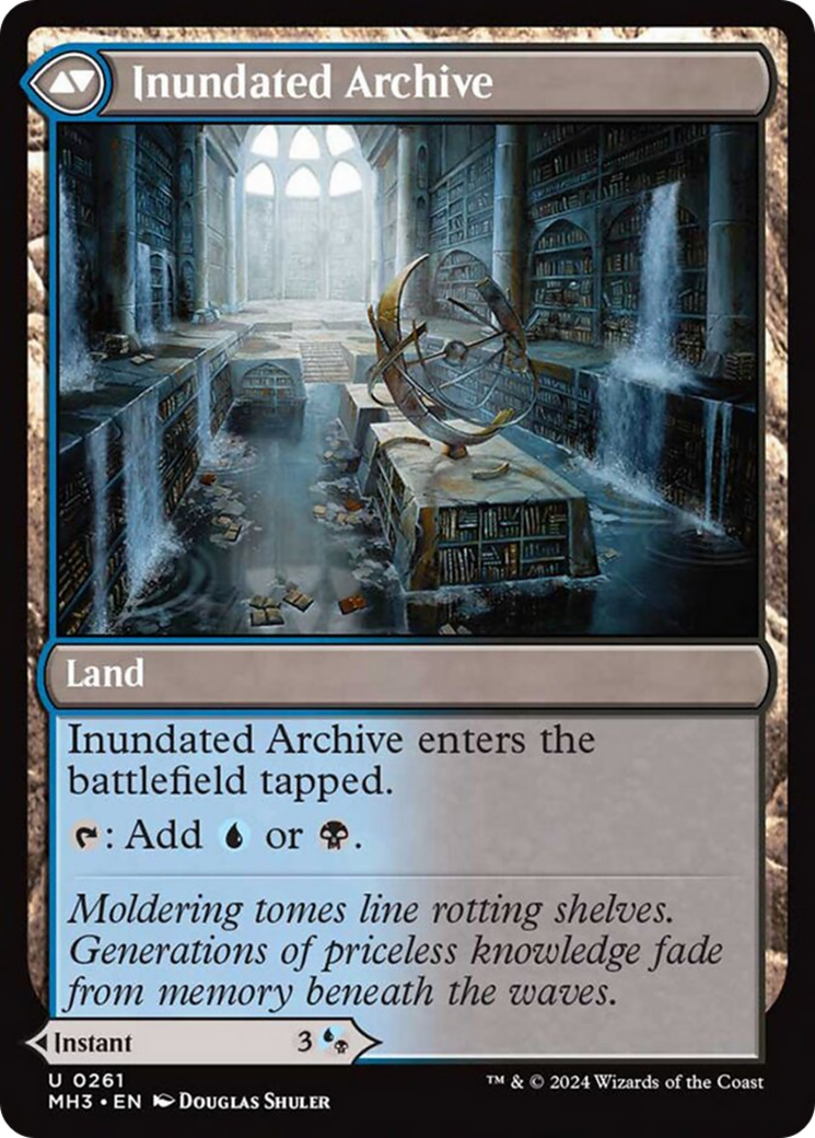 Waterlogged Teachings //Inundated Archive [Modern Horizons 3] - Trinity Hobby