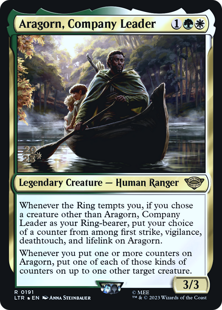 Aragorn, Company Leader [The Lord of the Rings: Tales of Middle-Earth Prerelease Promos] - Trinity Hobby