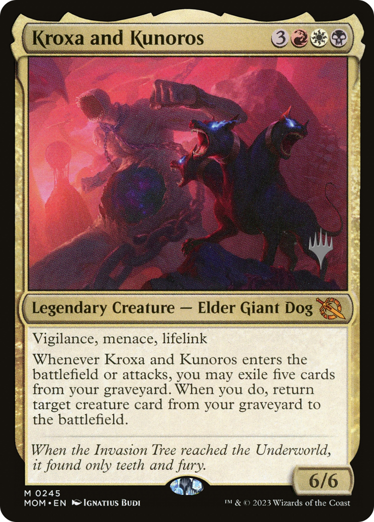Kroxa and Kunoros (Promo Pack) [March of the Machine Promos] - Trinity Hobby