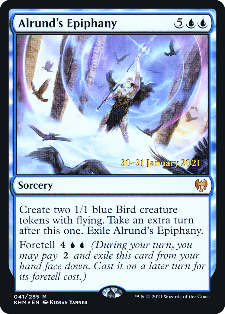 Alrund's Epiphany [Kaldheim Prerelease Promos] - Trinity Hobby