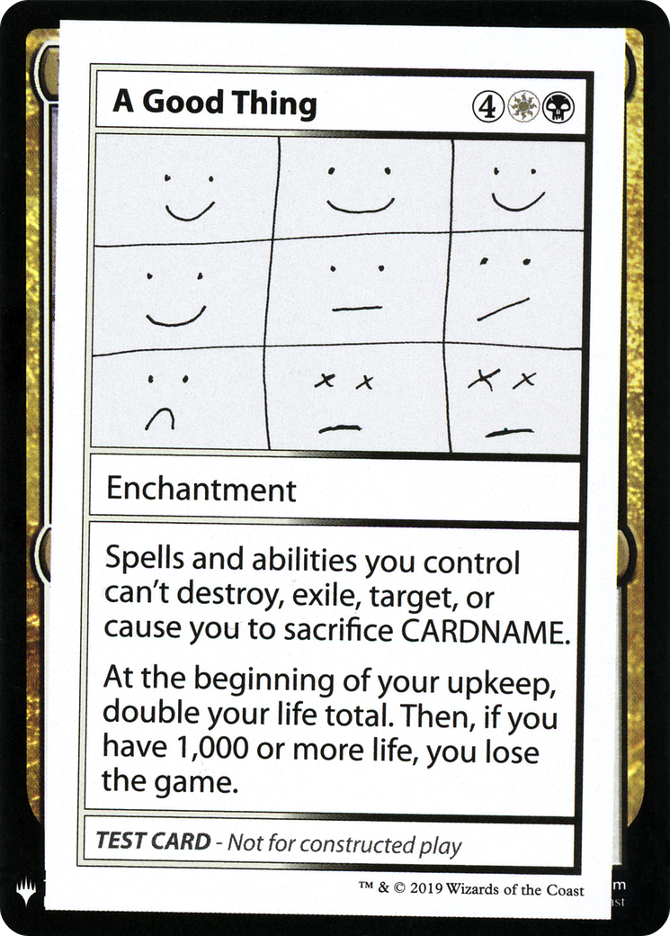 A Good Thing [Mystery Booster Playtest Cards] - Trinity Hobby