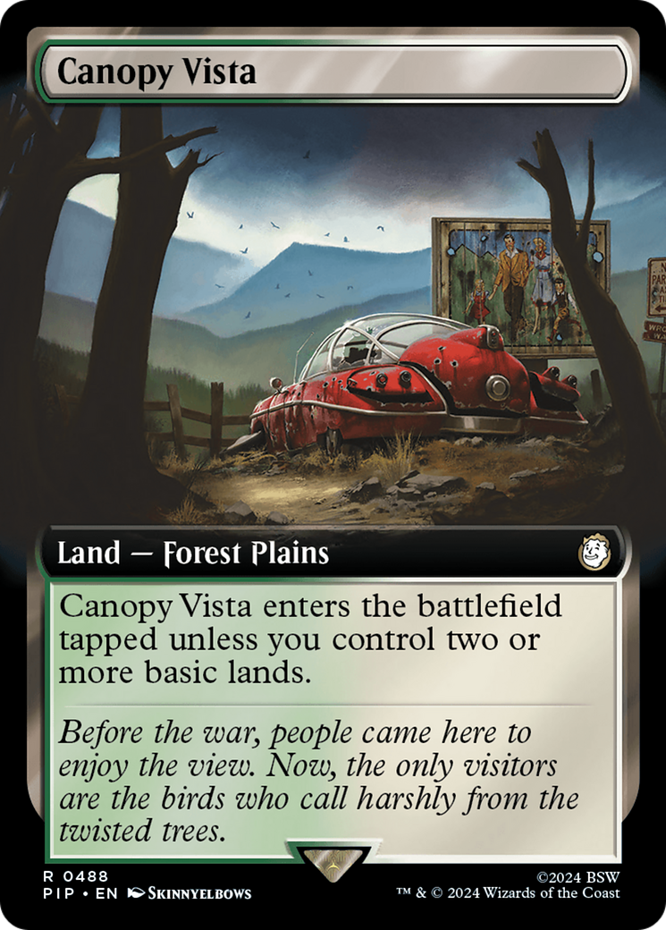 Canopy Vista (Extended Art) [Fallout] - Trinity Hobby