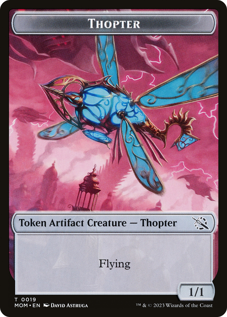 Soldier // Thopter Double-Sided Token [March of the Machine Tokens] - Trinity Hobby