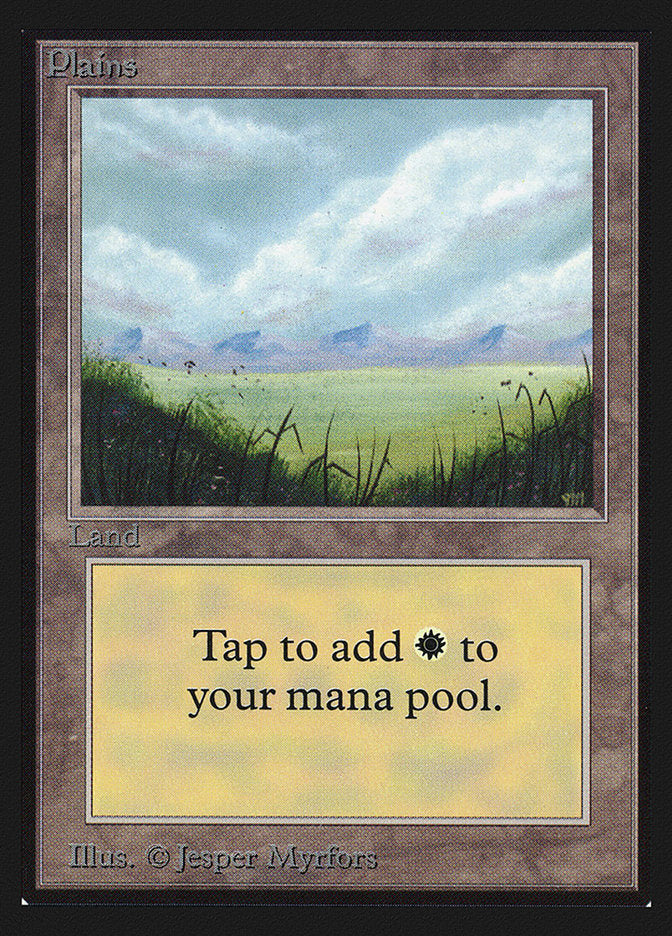Plains (No Trees / Signature on Right) [International Collectors' Edition] - Trinity Hobby
