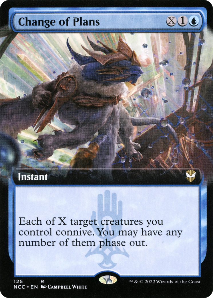 Change of Plans (Extended Art) [Streets of New Capenna Commander] - Trinity Hobby