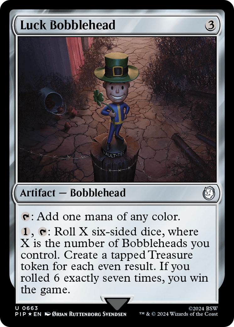 Luck Bobblehead (Surge Foil) [Fallout] - Trinity Hobby