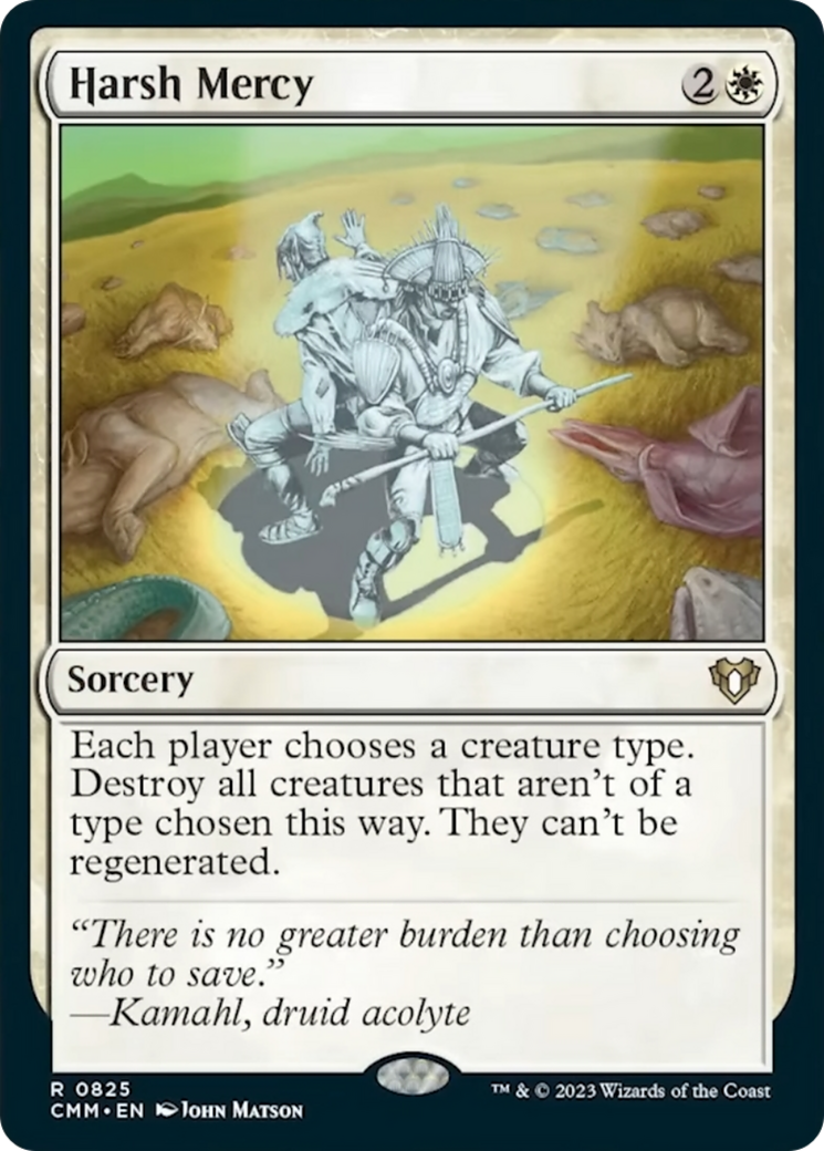 Harsh Mercy [Commander Masters] - Trinity Hobby