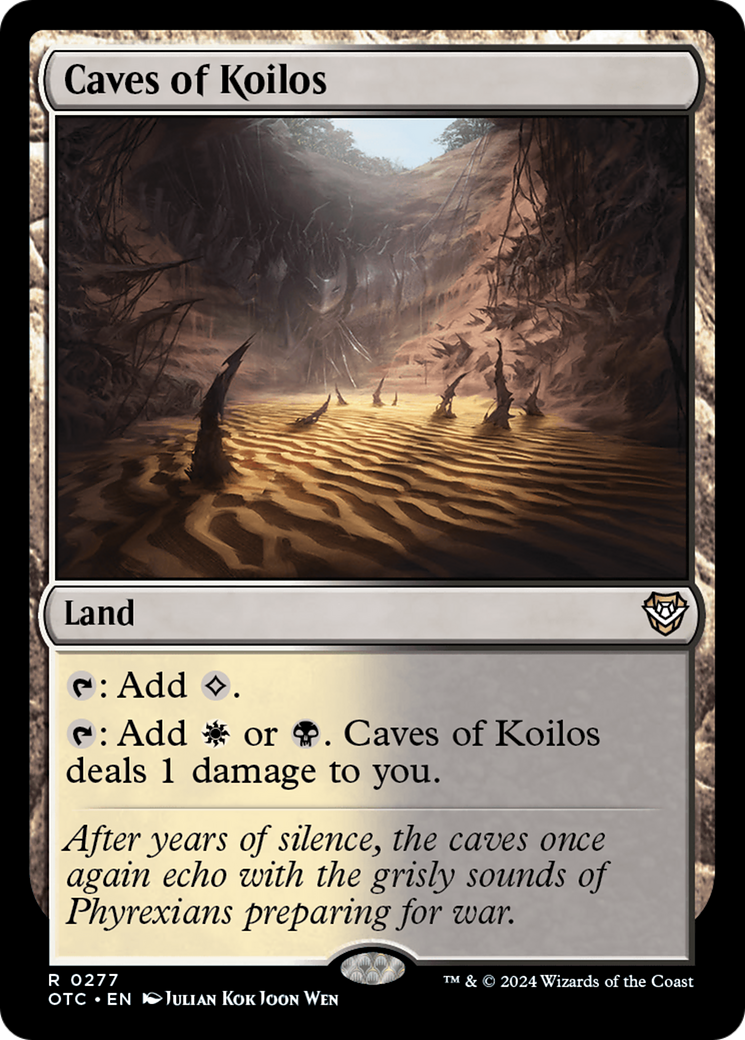 Caves of Koilos [Outlaws of Thunder Junction Commander] - Trinity Hobby