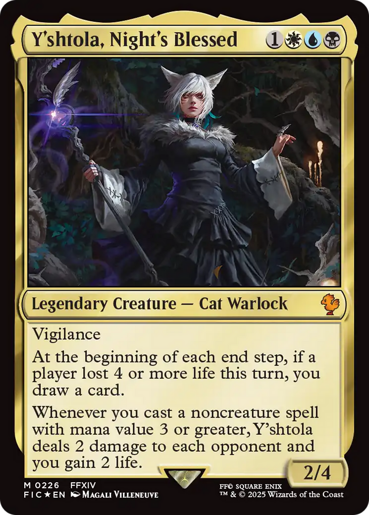 Y'shtola, Night's Blessed (Surge Foil)  [Foil]  (FIC-226) - [Commander: FINAL FANTASY] - Trinity Hobby