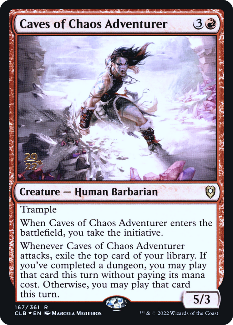 Caves of Chaos Adventurer [Commander Legends: Battle for Baldur's Gate Prerelease Promos] - Trinity Hobby