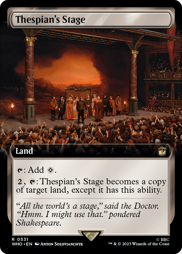 Thespian's Stage (Extended Art) [Doctor Who] - Trinity Hobby