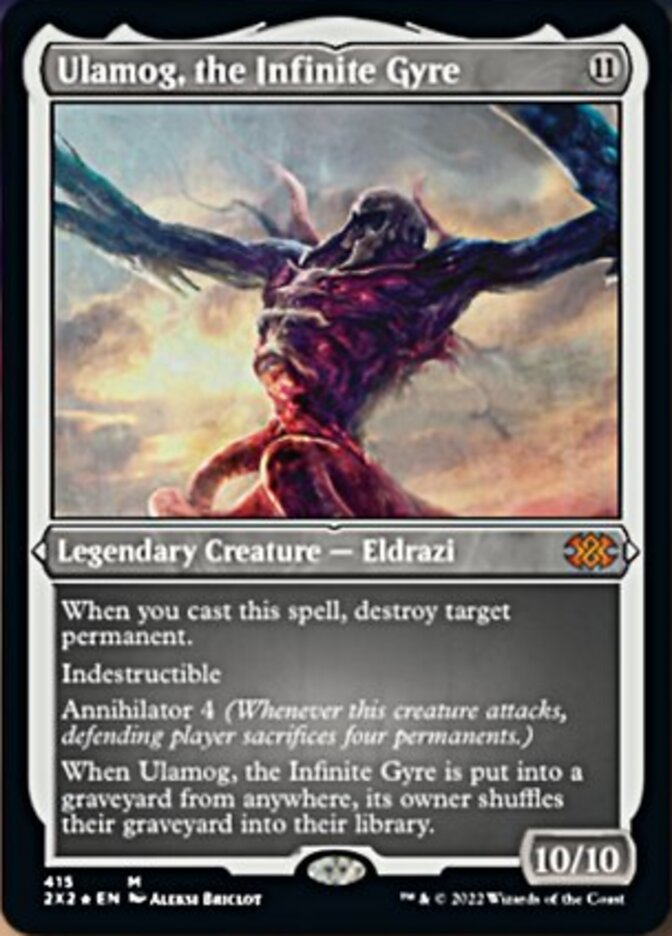 Ulamog, the Infinite Gyre (Foil Etched) [Double Masters 2022] - Trinity Hobby