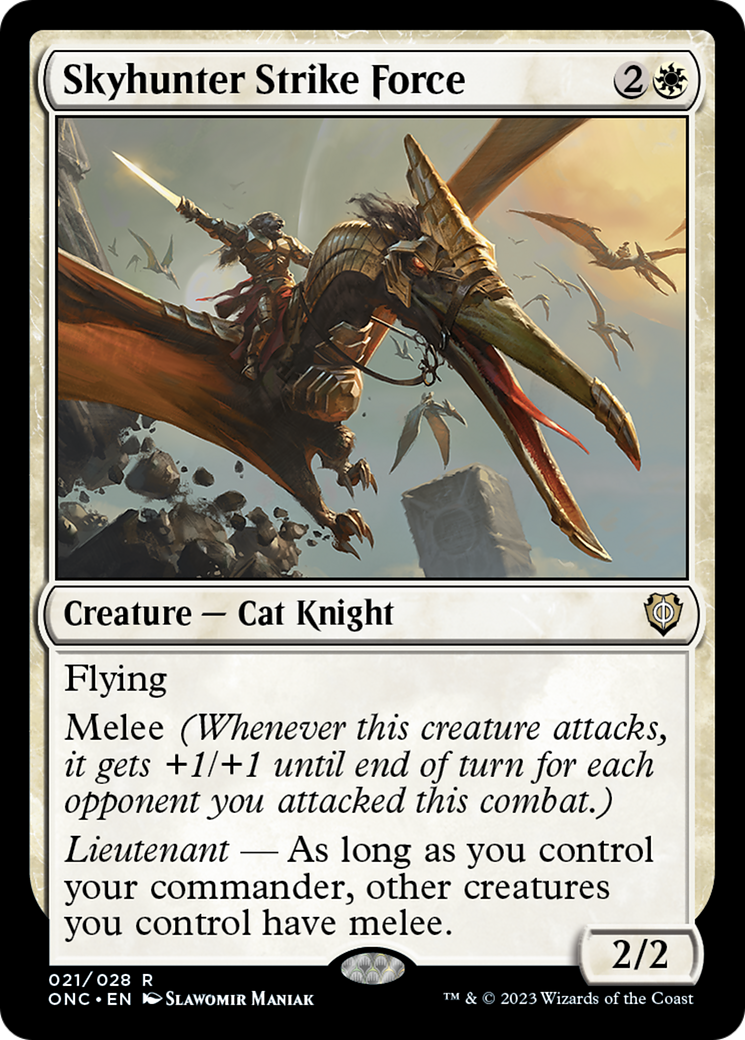 Skyhunter Strike Force [Phyrexia: All Will Be One Commander] - Trinity Hobby