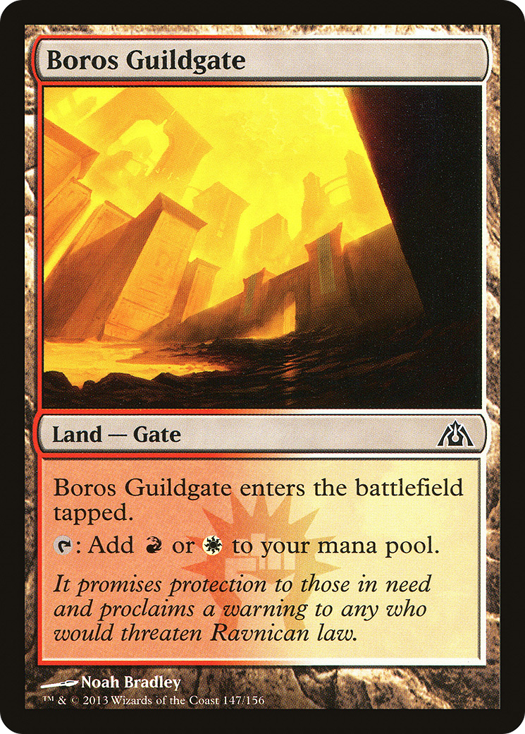 Boros Guildgate [Dragon's Maze] - Trinity Hobby
