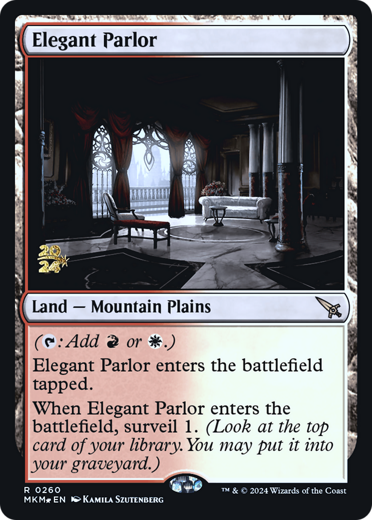 Elegant Parlor [Murders at Karlov Manor Prerelease Promos] - Trinity Hobby