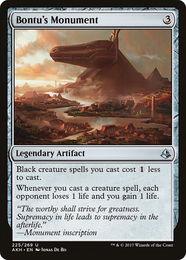 Bontu's Monument [Amonkhet] - Trinity Hobby