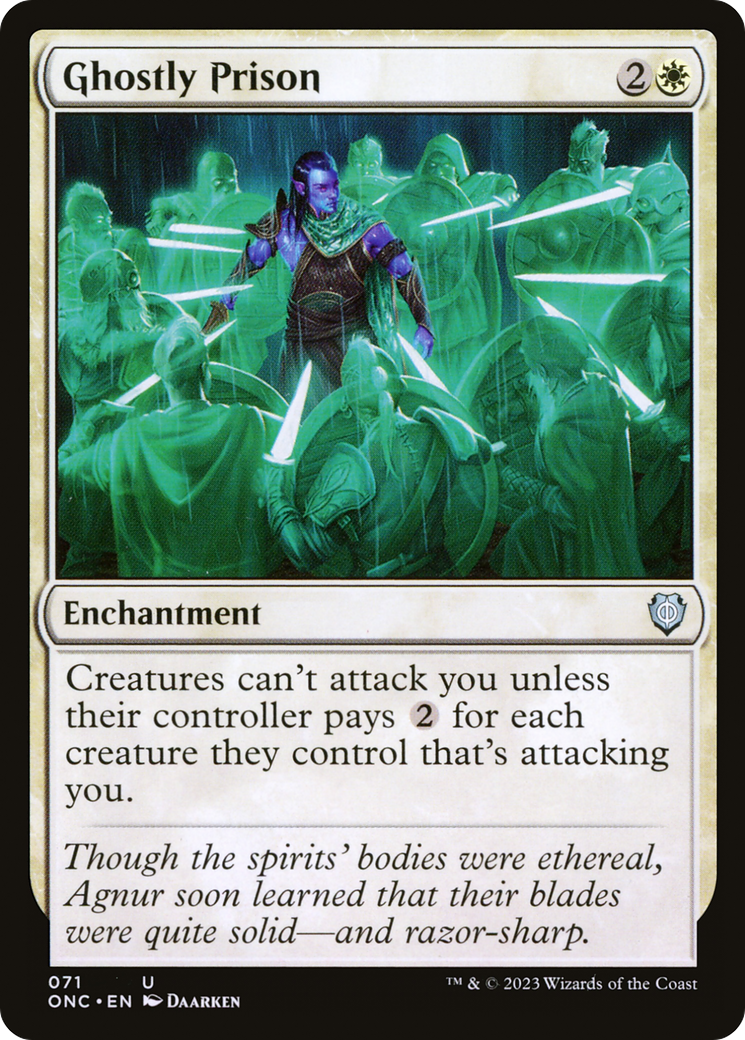 Ghostly Prison [Phyrexia: All Will Be One Commander] - Trinity Hobby