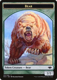 Bear // Spirit Double-Sided Token [Modern Horizons Tokens] - Trinity Hobby