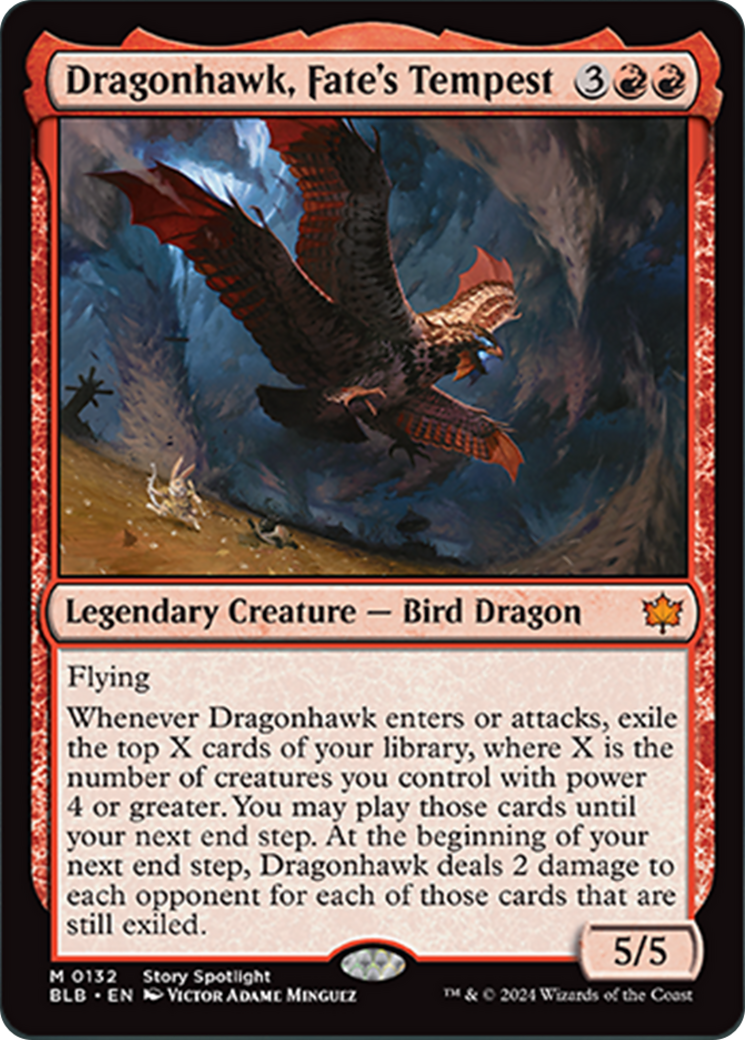 Dragonhawk, Fate's Tempest [Bloomburrow] - Trinity Hobby