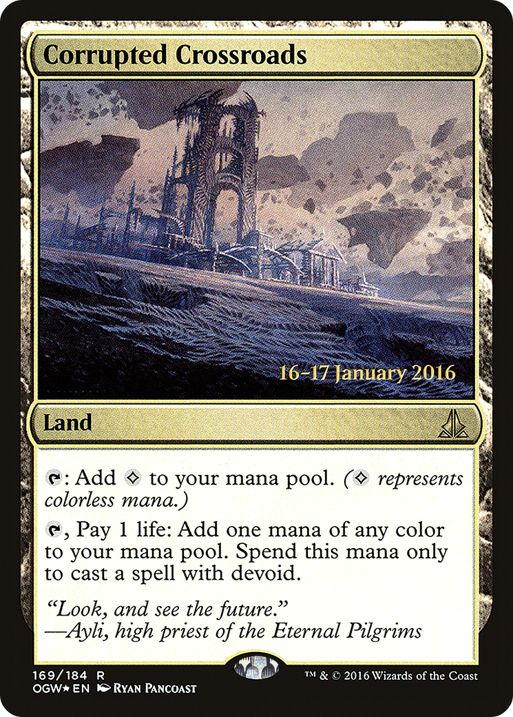 Corrupted Crossroads [Oath of the Gatewatch Prerelease Promos] - Trinity Hobby