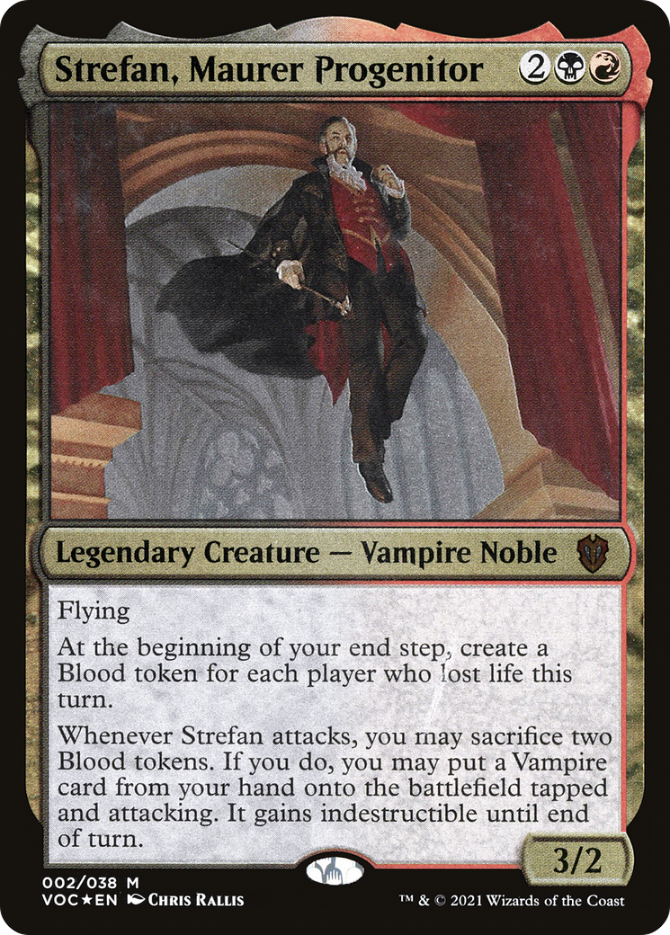 Strefan, Maurer Progenitor (VOC-002) - [Crimson Vow Commander Display Commanders] Foil - Trinity Hobby