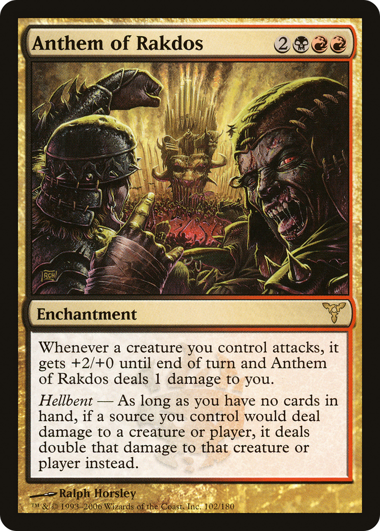 Anthem of Rakdos [Dissension] - Trinity Hobby