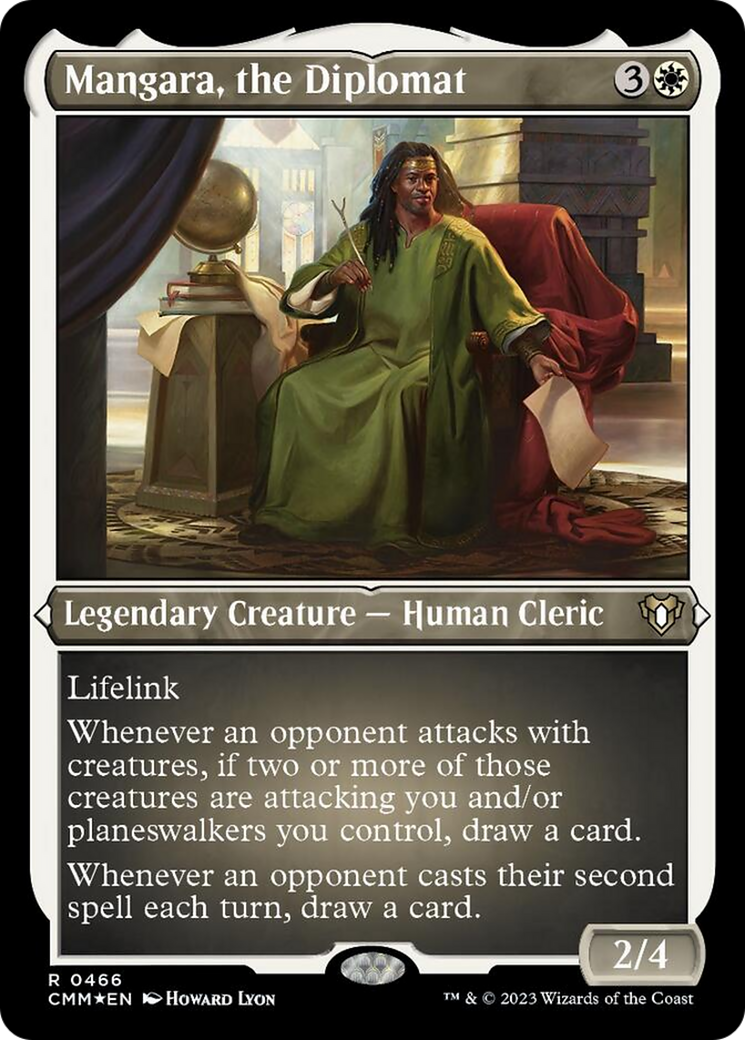 Mangara, the Diplomat (Foil Etched) [Commander Masters] - Trinity Hobby