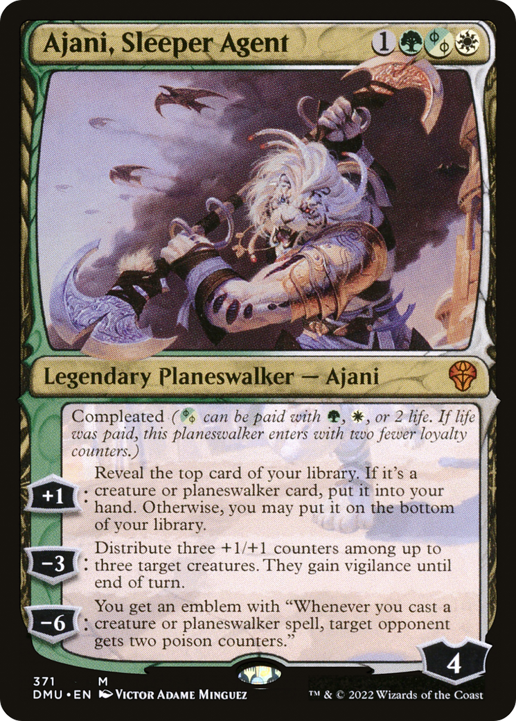 Ajani, Sleeper Agent (Showcase) [Dominaria United] - Trinity Hobby