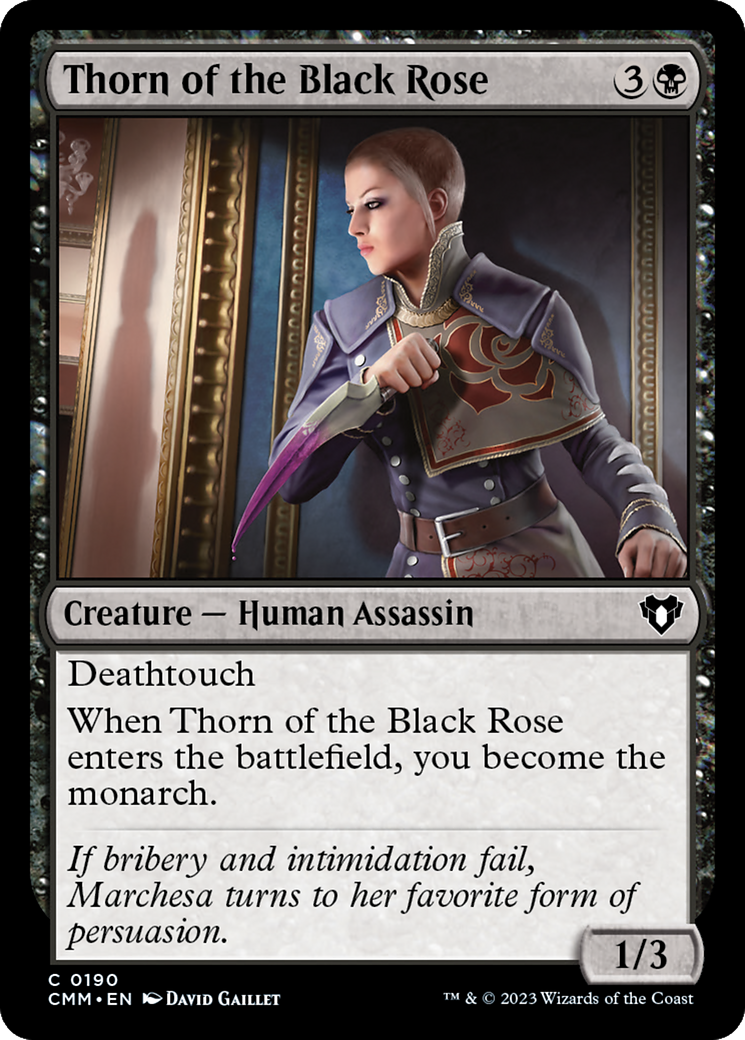 Thorn of the Black Rose [Commander Masters] - Trinity Hobby