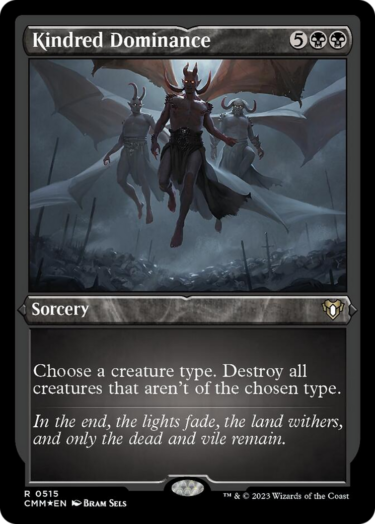 Kindred Dominance (Foil Etched) [Commander Masters] - Trinity Hobby