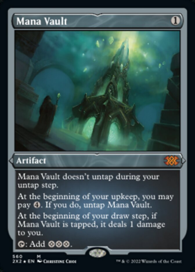 Mana Vault (Foil Etched) [Double Masters 2022] - Trinity Hobby